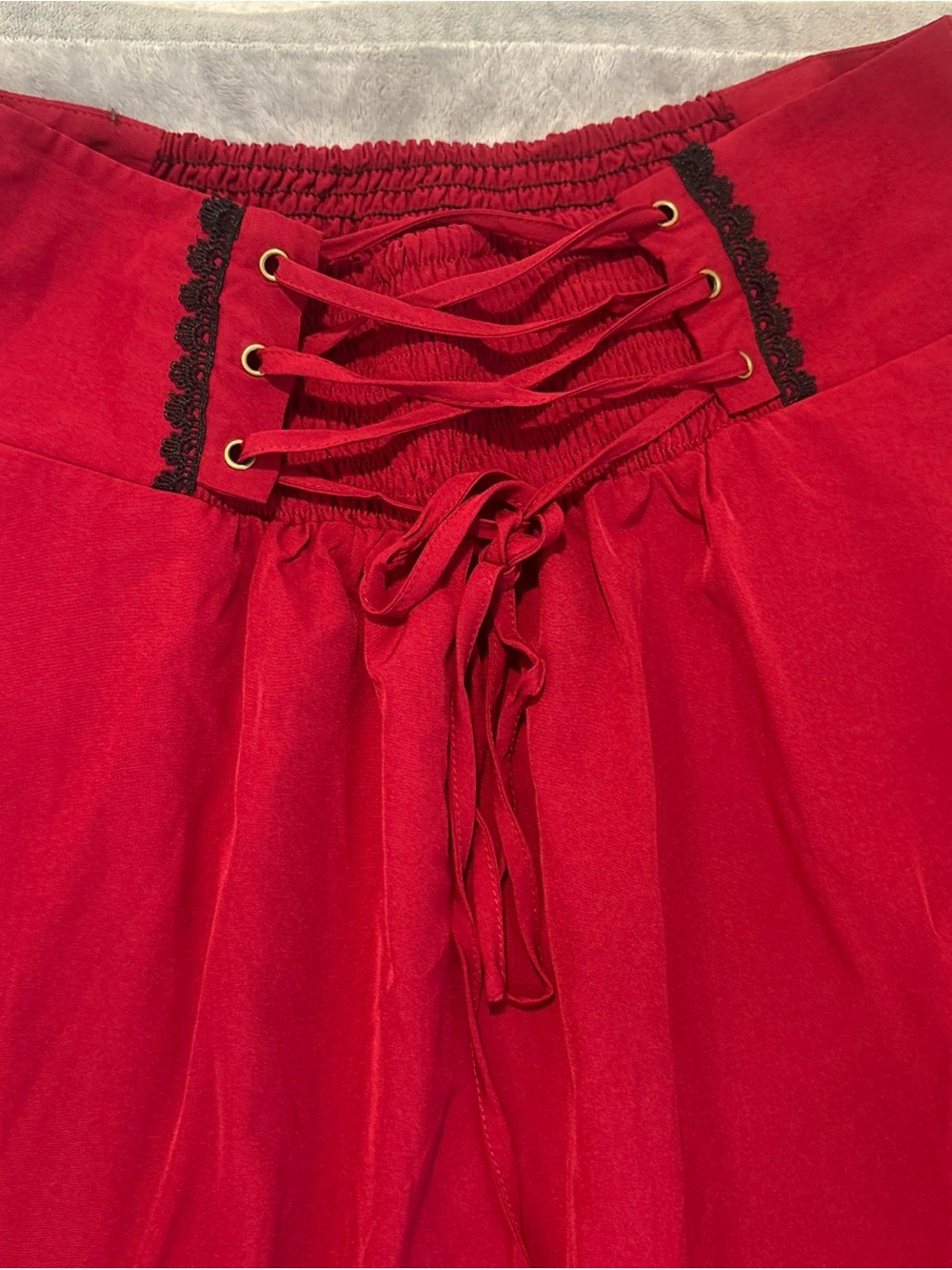 Scarlet Darkness Maxi Skirt Size XL Corset Victorian Witchy Steampunk Baddie Emo - Picture 2 of 6
